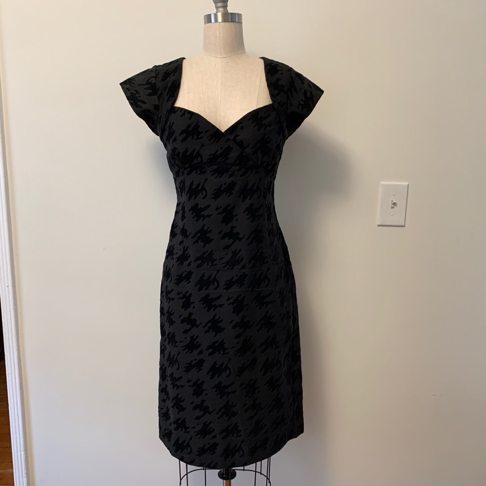 Collectif houndstooth dress UK 10